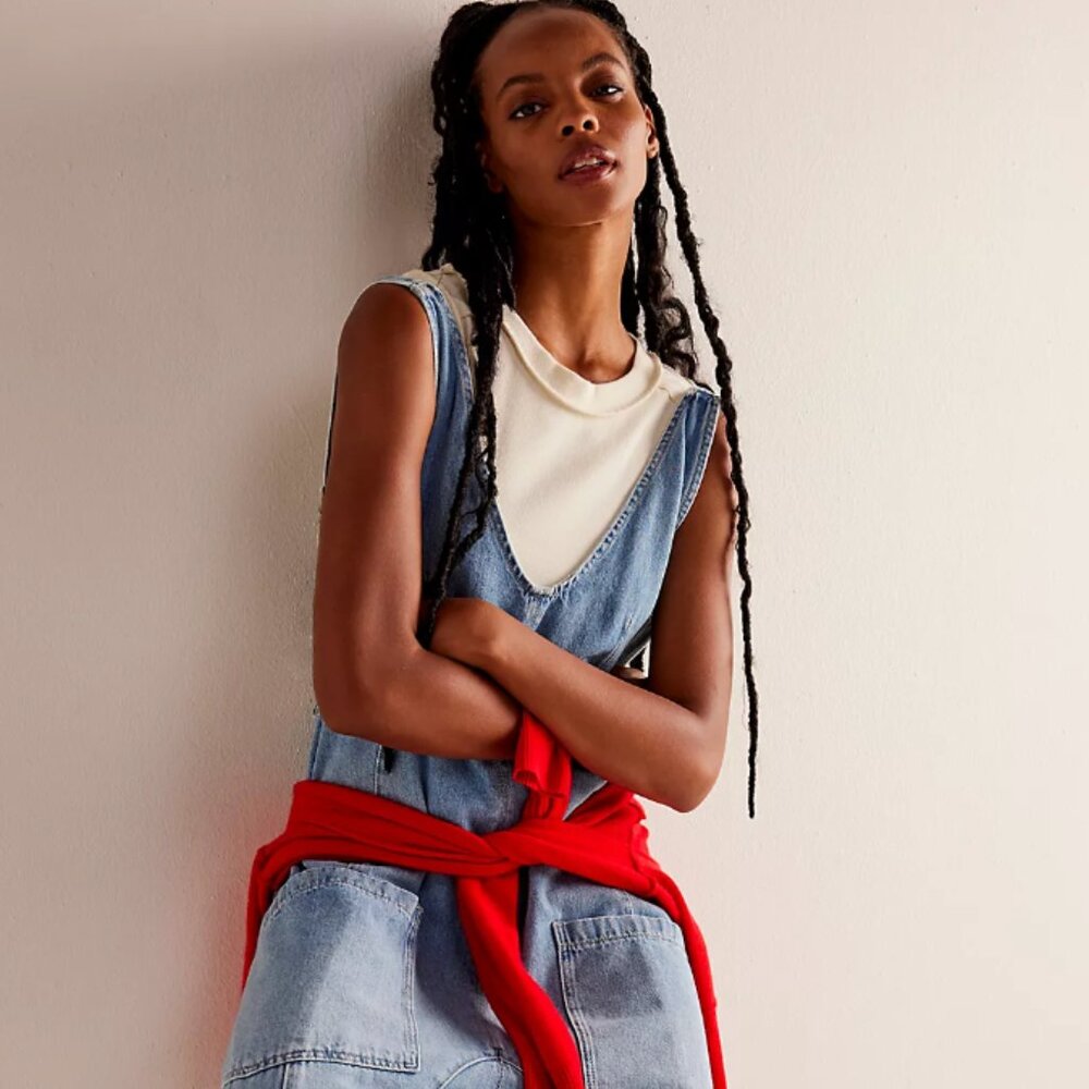 FREE PEOPLE || WE THE FREE HIGH ROLLER JUMPSUIT